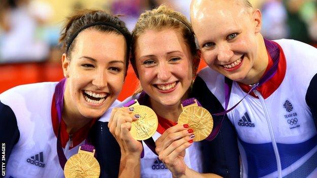 Dani King Laura Trott Joanna Rowsell