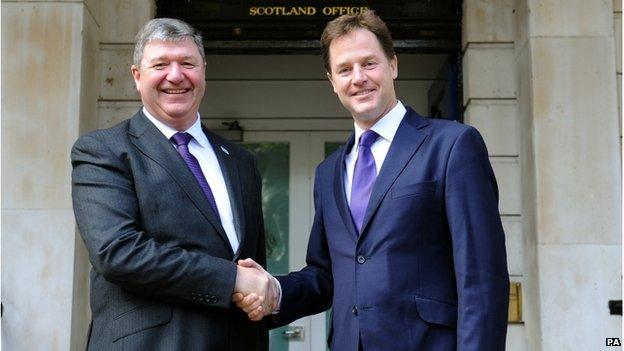 alistair carmichael and nick clegg