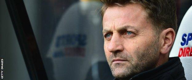 Aston Villa manager Tim Sherwood