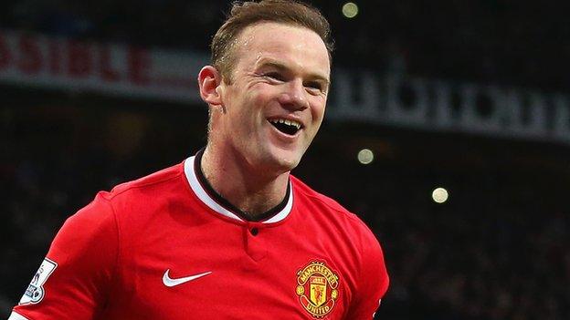 Manchester united striker Wayne Rooney