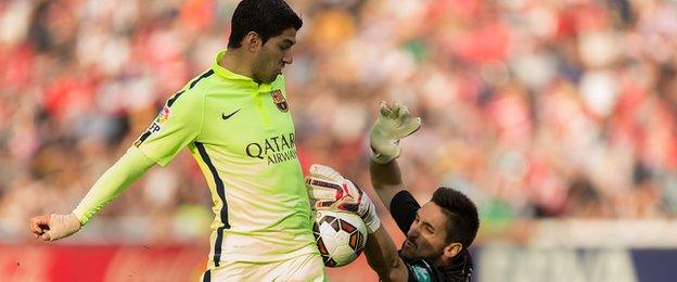 Oier Olazabal and Luis Suarez