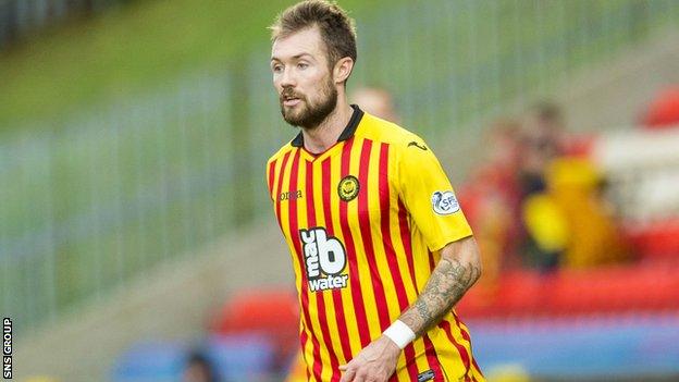 Jordan McMillan has been sacked by Partick Thistle