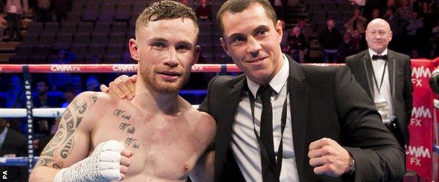 Carl Frampton and Scott Quigg