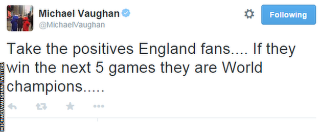 Michael Vaughan tweet