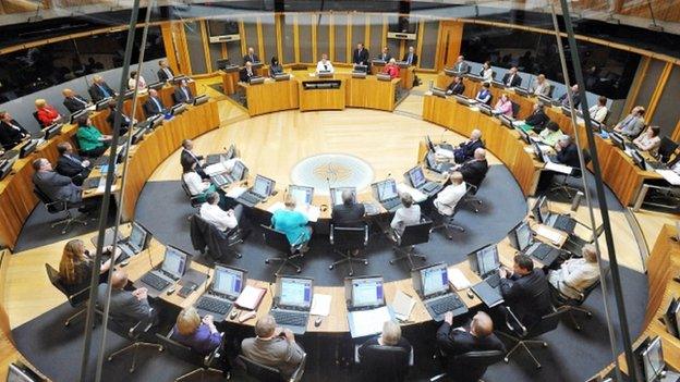 Welsh assembly chamber