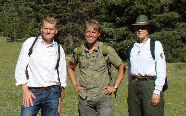 Tom Heap (L), Tom Sisk (C) and Martha Hahn (R)