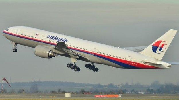 The Malaysia Airlines Boeing 777- 200ER [flight MH370, registration 9M-MRO] that disappeared from air traffic control screens Saturday 08/03/2014