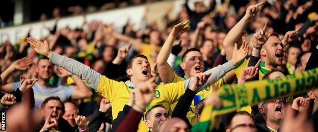 Norwich fans