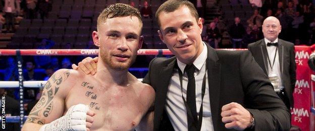 Carl Frampton and Scott Quigg