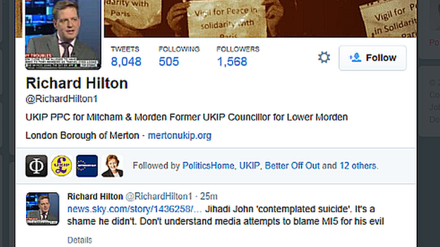 Richard Hilton tweet