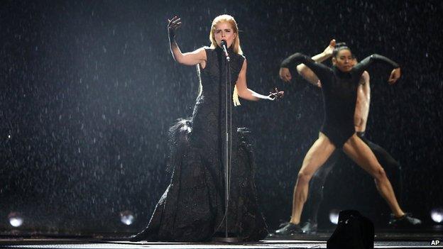 Paloma Faith at the Brit Awards