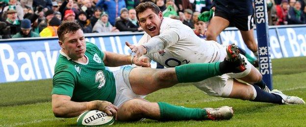 Robbie Henshaw Alex Goode Six Nations