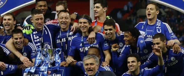 Chelsea celebrate