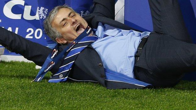 Chelsea manager Jose Mourinho