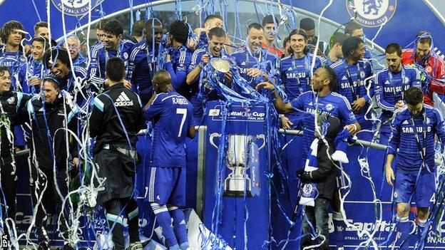 Chelsea celebrate