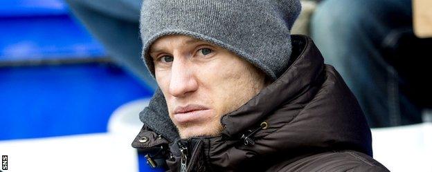 Tarmo Kink watches Inverness draw with Kilmarnock