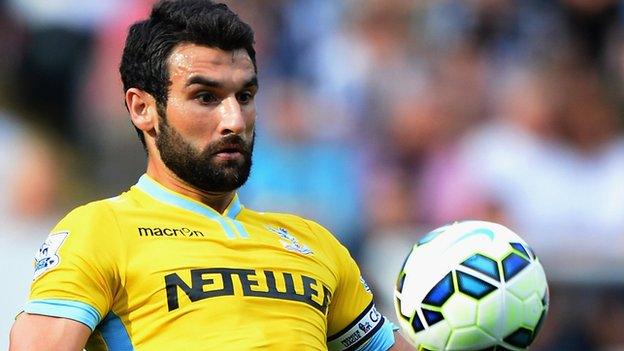 Crystal Palace midfielder Mile Jedinak