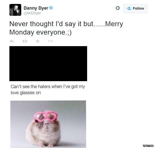 Danny Dyer tweet