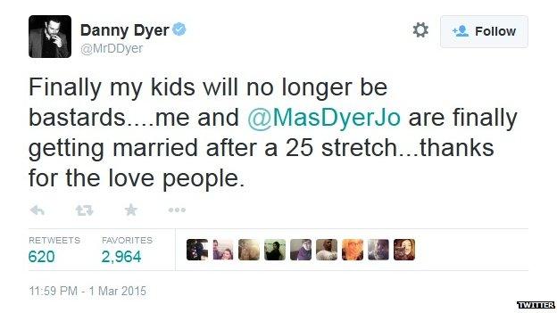 Danny Dyer tweet