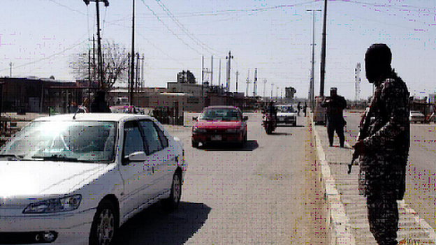 IS image showing fighters in Tikrit, Salahuddin province. 2 March 2015