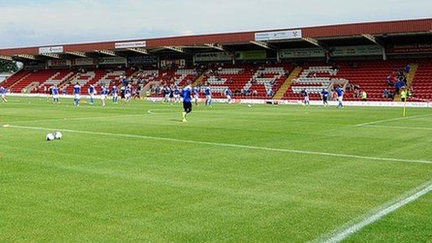 Aggborough, home of Kidderminster Harriers