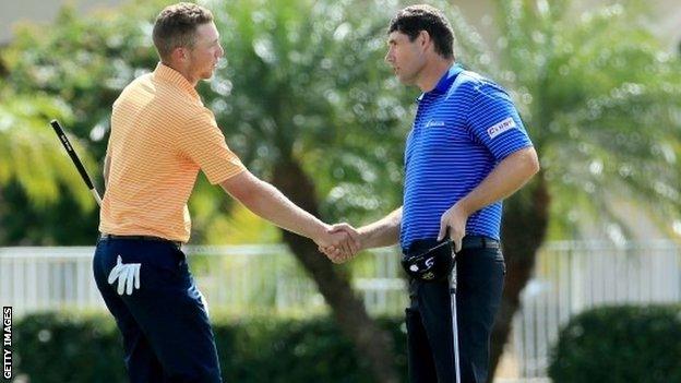 Daniel Berger and Padraig Harrington