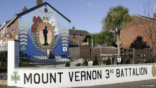 UVF mural in north Belfast