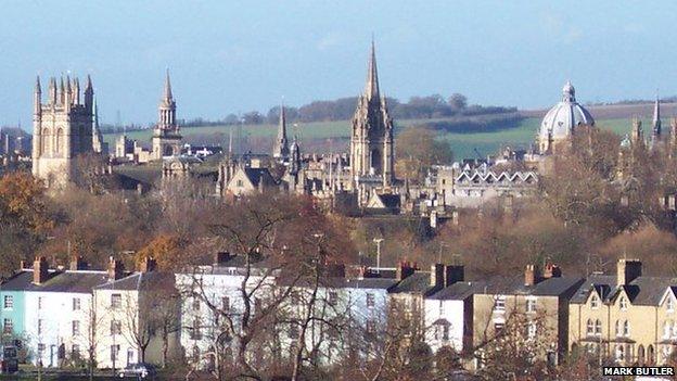 Oxford skyline