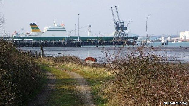 Marchwood Military Port Pier