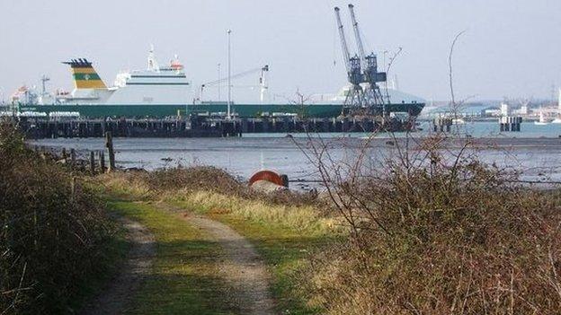 Marchwood Military Port Pier