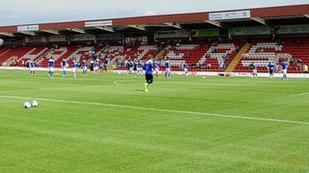 Aggborough, home of Kidderminster Harriers