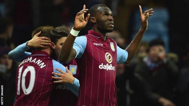 Aston Villa striker Christian Benteke