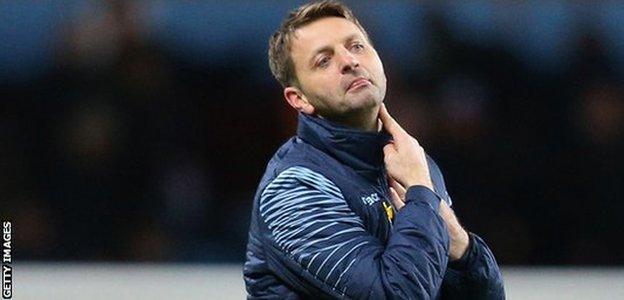 Aston Villa manager Tim Sherwood