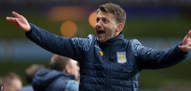 Aston Villa manager Tim Sherwood