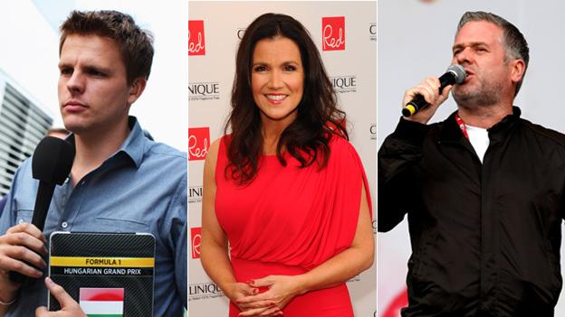 Jake Humphrey, Susanna Reid, Chris Moyles