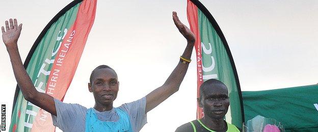 Japhet Korir and Thomas Ayeko