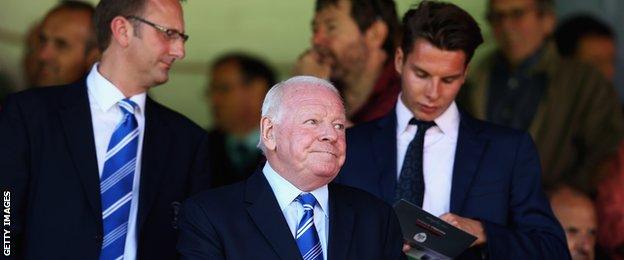 Jonathan Jackson, Dave Whelan and David Sharpe