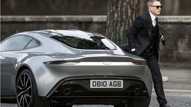 Daniel Craig and Aston Martin