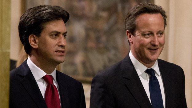 David Cameron and Ed Miliband