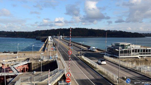 La Rance barrage, France