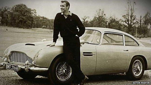 Sean Connery as James Bond in 'Goldfinger'