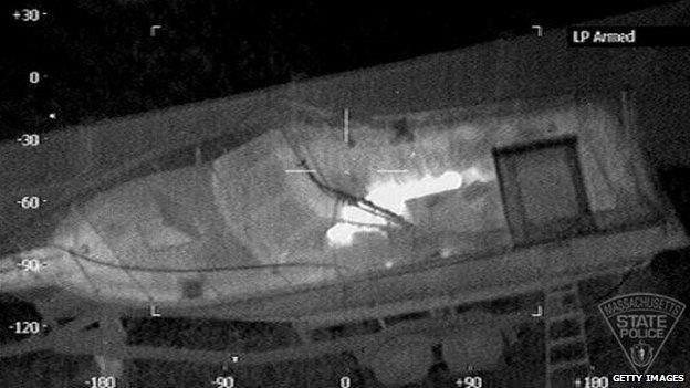 Tsarnaev in boat