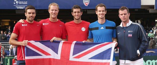 Great Britain's 2014 Davis Cup team