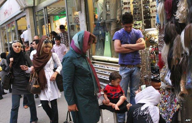 Shopping at Tajrish market