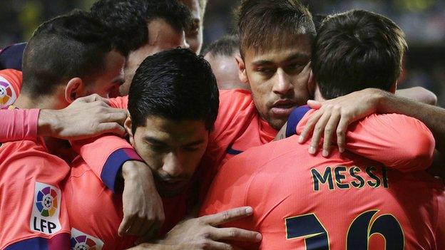 Barcelona celebrate