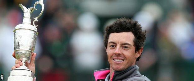 Rory McIlroy has won three of golf's four majors