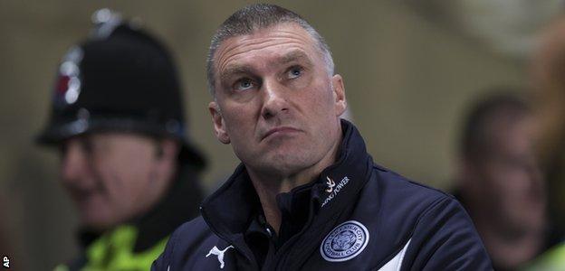 Leicester City manager Nigel Pearson