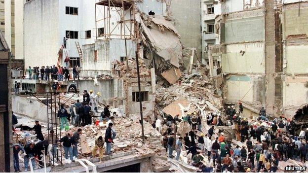 Attack against the Amia building in Buenos Aires, 18 July 1994