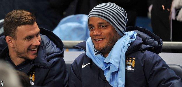 Manchester City captain Vincent Kompany