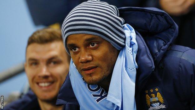 Manchester City captain Vincent Kompany